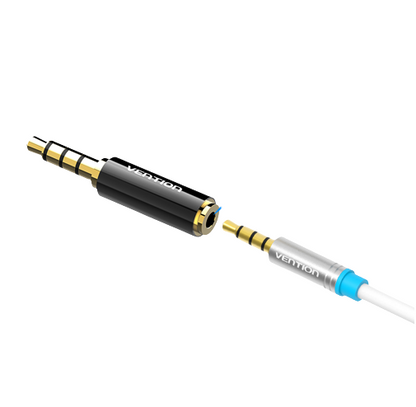 Vention AUX 3.5mm Male to 2.5mm Female Gold Plated (BFBB0) Audio Adapter for Mobile Phones, Amplifiers, Sound Box, Tablets