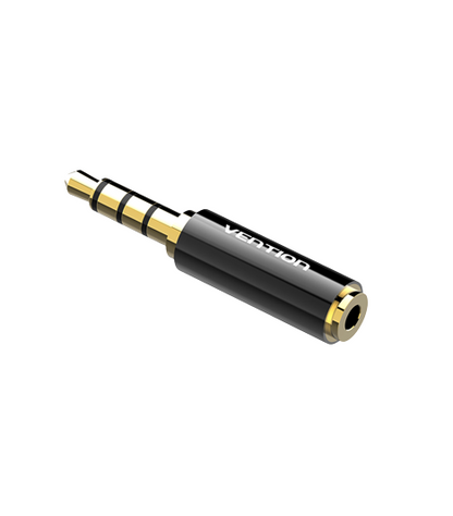 Vention AUX 3.5mm Male to 2.5mm Female Gold Plated (BFBB0) Audio Adapter for Mobile Phones, Amplifiers, Sound Box, Tablets