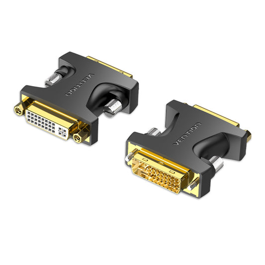 Vention 1080p/60Hz DVI(24+5) Female to DVI Male Gold Plated (ECGB0) DVI Adapter for TV, PC, Projectors, Laptops