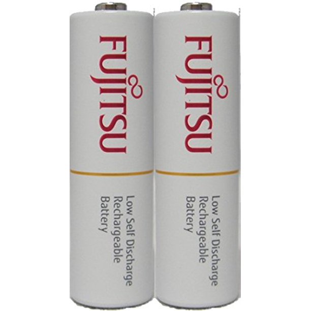 Fujitsu 1.2V 1900mAh Ready-to-use NiMH Low Self-Discharge Rechargeable | HR3UTC AA Battery Pack of 2