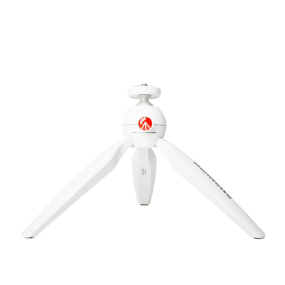 Manfrotto MTPIXI-WH PIXI Mini Table Top Tripod for DSLR Cameras, Smartphones, Apple Phones (WHITE)