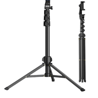 [CLEARANCE] UGREEN LP337 3-Section Foldable Aluminum Tripod with Integrated Phone Mount and 170cm Max Height for Smartphones and Cameras | 90235