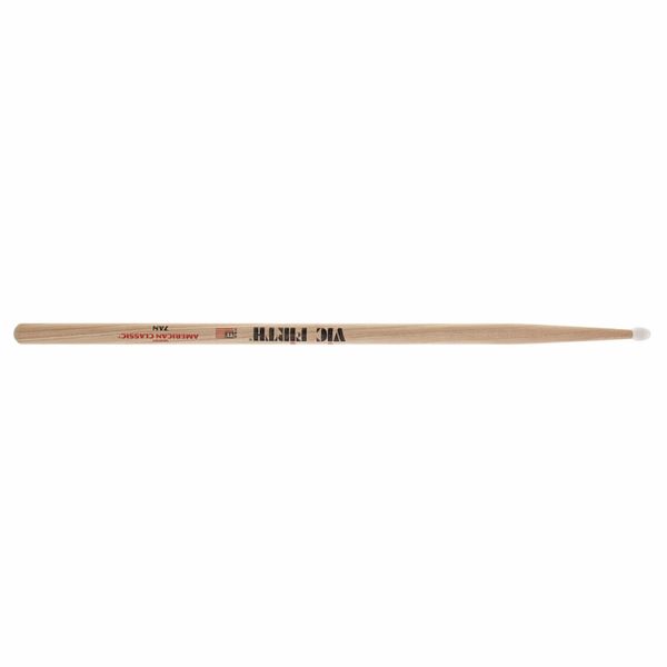 Vic Firth American Classic 7A Hickory Wood Tear Drop Tip Drumsticks (Pair) Drum Sticks for Drums and Percussion (Wood, Nylon Tips)