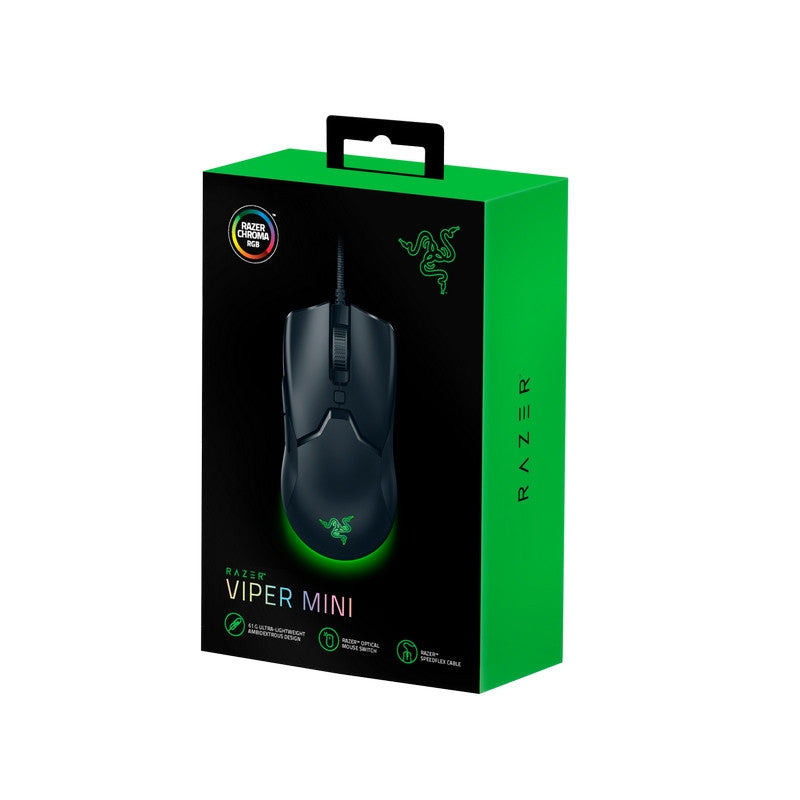 Razer Viper Mini Hyperspeed Lightest Gaming Mousee Switch - 20K DPI Optical Sensor - Chroma Lighting - 8 Programmable Buttons