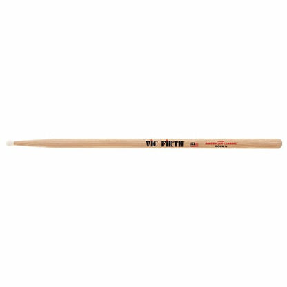 Vic Firth ROCKN American Classic Hickory Wood Oval Tip Rock Drumsticks (Pair) Drum Sticks for Drums and Percussion (Wood, Nylon Tip)