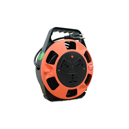OMNI Heavy Duty Extension Wheel - 10m, 15m 2500W 10A 220V with 3 Gang Universal Outlets, Overheating Protection, Power Safety Breaker, Rapid Flame Retardant for Industrial Equipment |  WEW-10M-U WEW-15M-U