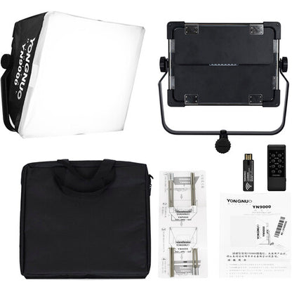 [CLEARANCE] Yongnuo YN9000 Bi-Color 3200k-5600k LED Light Panel for Studio, Youtube, Photography, Lighting