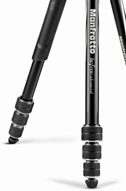 Manfrotto Befree Advanced Travel Aluminum Tripod with 494 Ball Head (Twist Locks, Black)