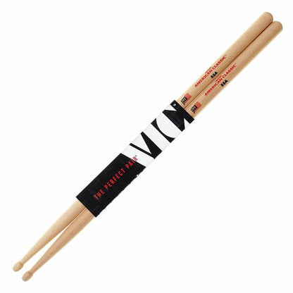 Vic Firth American Classic 55A Hickory Wood Tear Drop Tip Drumsticks (Pair) Drum Sticks for Drums and Percussion