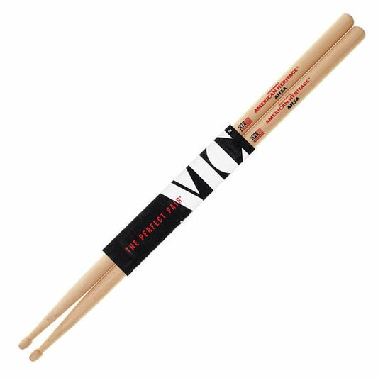 Vic Firth American Heritage 5A Maple Wood Tear Drop Tip Drumsticks (Pair) Drum Sticks for Drums and Percussion