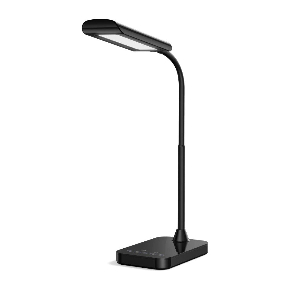TaoTronics LED Desk Lamp Flexible Gooseneck Table Light with 7 Adjustable Brightness Levels and 5 Lighting Color Features TT-DL11