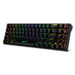 Royal Kludge RK RK71 RGB 71 Keys Dual-Mode 70% Mechanical Gaming Keyboard Wired and Wireless Bluetooth Hot Swappable (Black, White) (Blue Clicky, Red Linear, Brown Tactile)