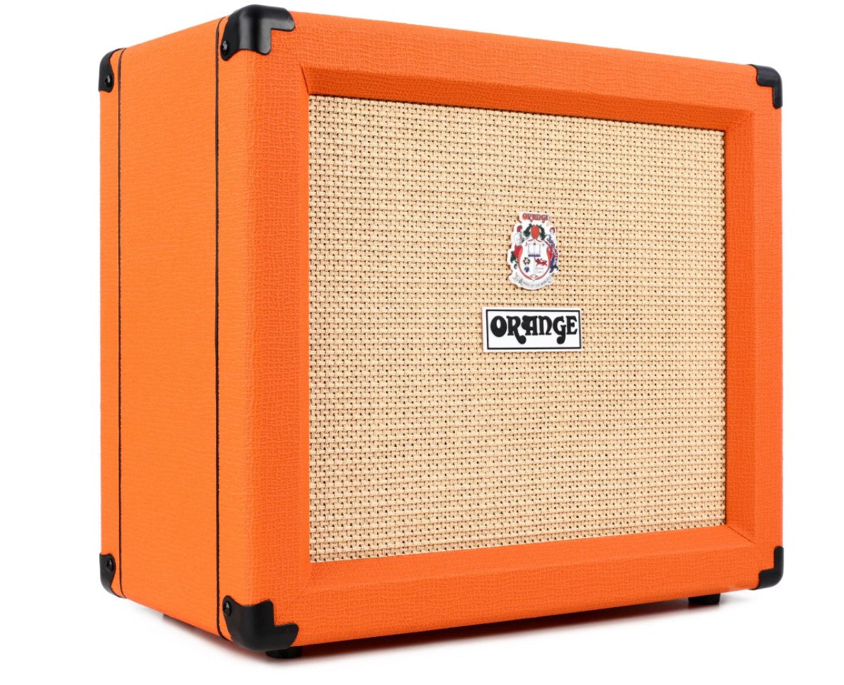 Orange Amps Crush 35RT Watt Guitar Combo Amplifier with 4- Stage Preamp, Active 3 Band EQ and CabSim-loaded Headphone Output for Electric Guitars (Orange, Black)