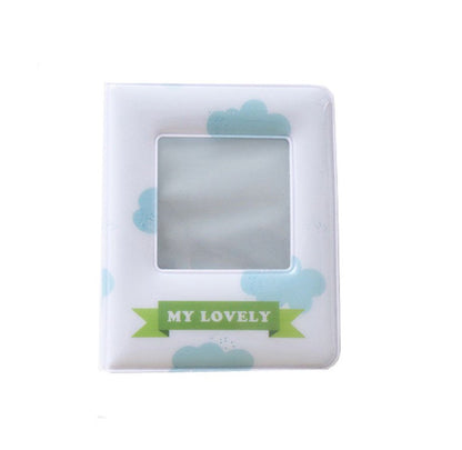 [CLEARANCE] Pikxi Cute Lovely Photo Album 36 Pockets 2.5 x 3.9 Inch Pictures Holder (White, Purple, Pink, Blue)