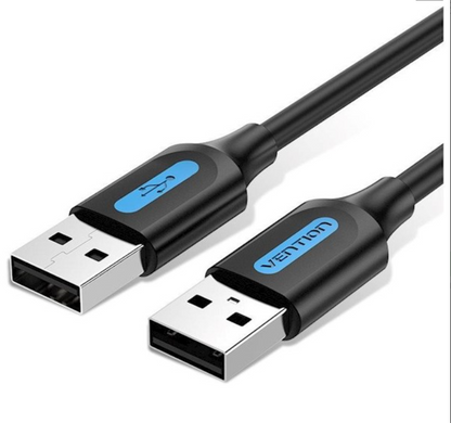 [CLEARANCE] Vention USB 2.0 A Male to A Male Cable 0.25M Black PVC Type