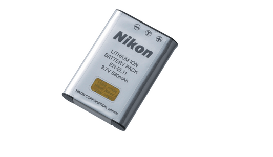 Pxel Nikon EN-EL11 Class A Replacement 3.7V, 680mAh Battery for Nikon Coolpix S550 Digital Camera