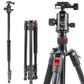 Jeifn by Zomei Q558 Professional Aluminum Foldable Camera Tripod with Detachable Monopod 6kg Load Capacity and 165cm Max Height for Photography