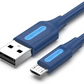 Vention USB 2.0 A Male to Micro-B Male 2A (COL) 480Mbps Cable  (Available in Different Lengths)