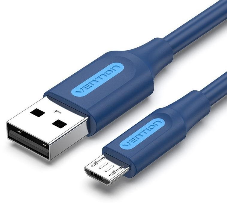 Vention USB 2.0 A Male to Micro-B Male 2A (COL) 480Mbps Cable  (Available in Different Lengths)