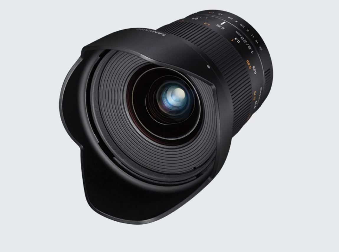 Samyang Manual Focus 20mm f/1.8 ED AS UMC Lens for Fujifilm X Mount