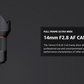 Samyang Autofocus 14mm f/2.8 Lens for Canon EF DSLR Camera SYIO14AF-C