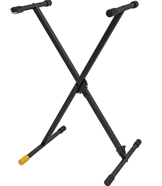 Hercules EZ Step Keyboard Stand with Adjustable Rubber Foot Design KS100B