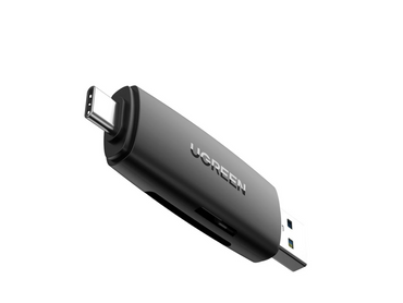 [CLEARANCE] UGreen Plug and Play Multifunction Card Reader Compatible with USB Type A and Type C PS4 / PS3, Xbox One, PC, Laptops, USB-C enabled Smartphones and Tablets (80191)