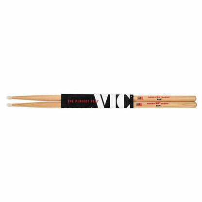 Vic Firth American Classic 5A Hickory Wood Drumsticks (Pair) Drum Sticks for Drums and Percussion (Multiple Styles Available)