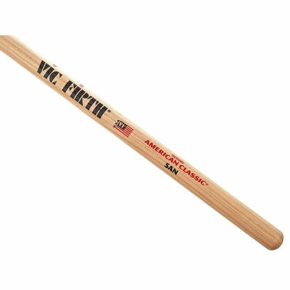 Vic Firth American Classic 5A Hickory Wood Drumsticks (Pair) Drum Sticks for Drums and Percussion (Multiple Styles Available)