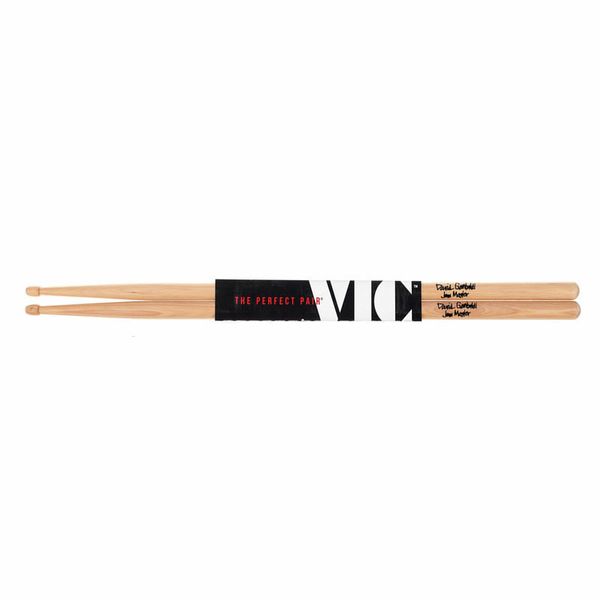 Vic Firth JM David Garibaldi Jam Master Signature Drumsticks Hickory Wood Barrel Tip (Pair) Drum Sticks for Drums and Percussion