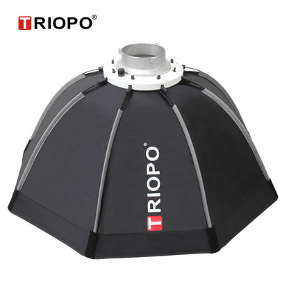 Triopo K55 55cm Portable Octagon Softbox Bowens Mount with Outdoor Soft Box and Honeycomb Grid for Photography, Outdoor Shooting