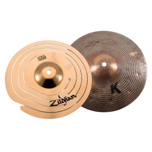 Zildjian Pre-Configured 10" Spiral & Dry Splash Cymbal Stack Limited Edition Visual Drums | PCS002