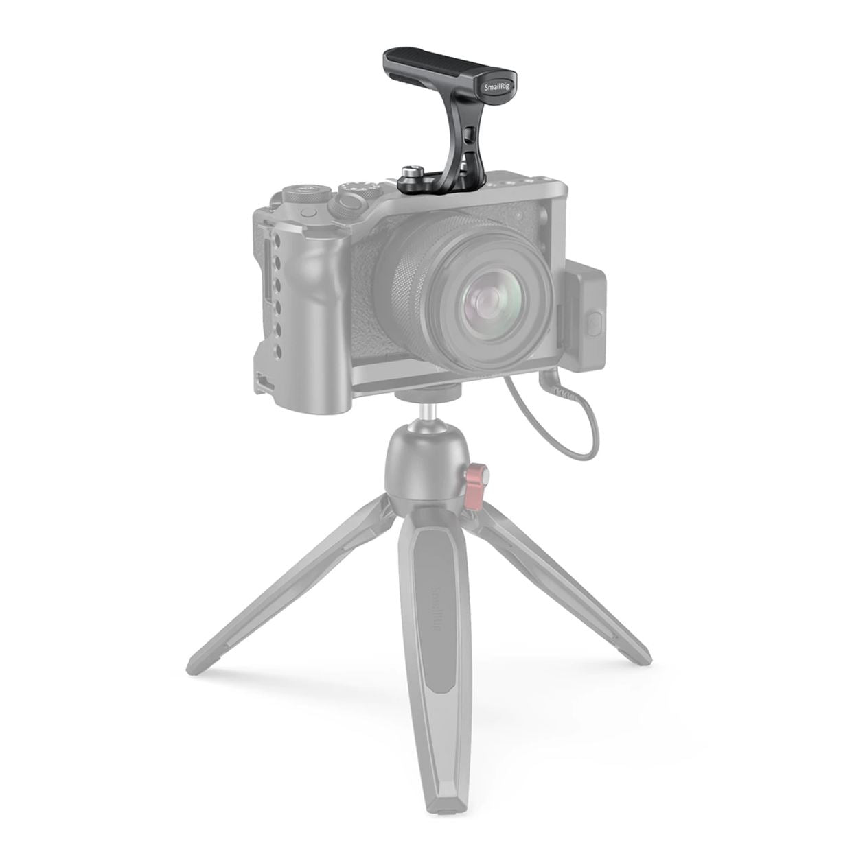 SmallRig 2821B Super Mini Top Handle for Lightweight DSLR Cameras with Locating Pin Base