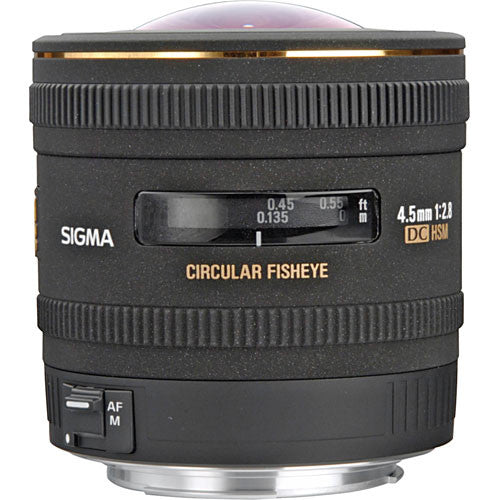 Sigma 4.5mm f/2.8 APS-C Format EX DC HSM Circular Fisheye Lens for Canon