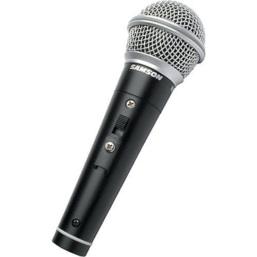 Samson R21S3 3-Pack / Single Cardioid Dynamic Microphone Bundle Set Kit with Mic Clip and XLR Male to XLR Female Cable, 80 Hz to 12 kHz Frequency Range for Audio Vocal and Instrument Recording, Live Performance, Music Education, Karaoke, Multimedia