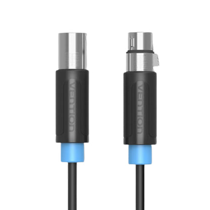 Vention XLR Female to Male Nickel Plated (BBF) Audio Extension Cable for Home Audio, Amplifiers, Mixers, Microphones, Stereos