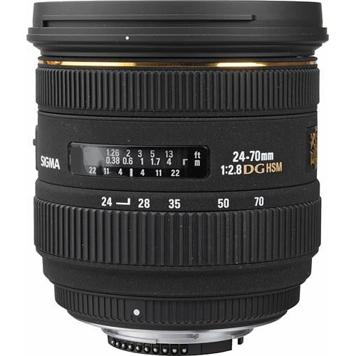 Sigma 24-70mm f/2.8 Hyper Sonic Mount IF EX DG Lens for Nikon F