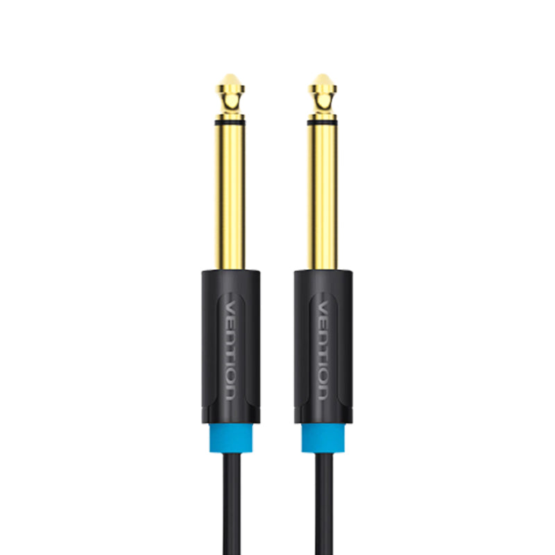 Vention TS 6.5mm Male to TS 6.5 Male Gold Plated (BAA) Audio Cable for Amplifiers, Musical Instruments, Speakers, Sound Box ( Available in 0.5M, 1M, 1.5M, 2M, 3M, and 5M)