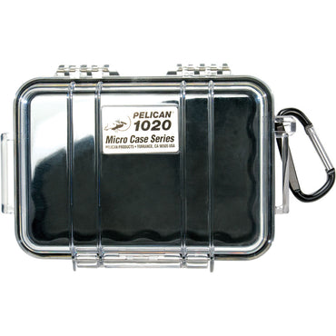 Pelican Micro Water-Resistant Crush and Dust Proof Case (Clear Black, Clear Blue, Clear Yellow, Clear Red) | 1020