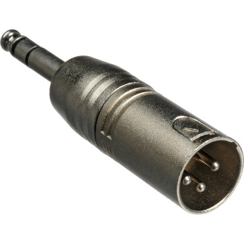 Hosa Technology GXP-246 Stereo Male 1/4" Phone to Male 3-Pin XLR Adapter