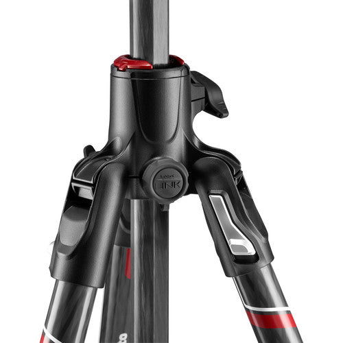 Manfrotto MKBFRC4GTXP-BH Befree GT XPRO Carbon Fiber Travel Tripod with 496 Center Ball Head for Photography, Vlogging