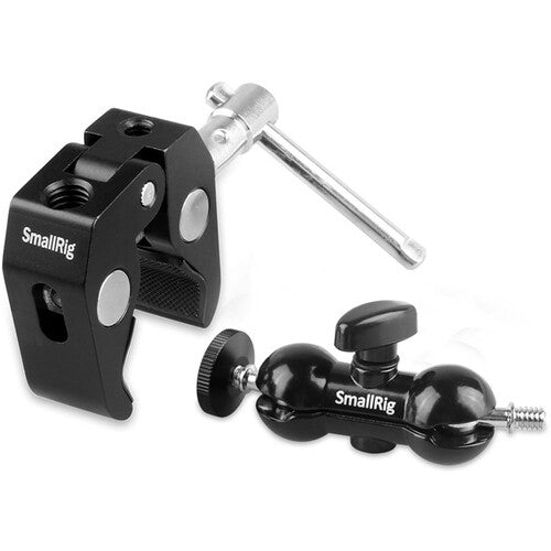 SmallRig Multi-function Super Clamp with Double Ball Heads & 1/4" Screw