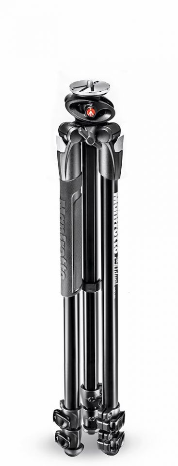Manfrotto MT290DUA3 290 Lightweight Dual Aluminum 3 Section Tripod with 90 degrees Column
