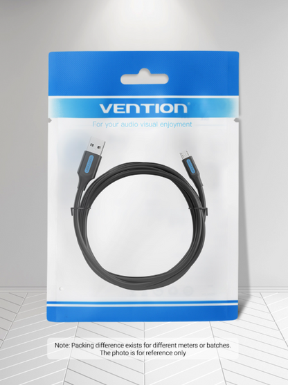 Vention USB 2.0 A Male to Micro-B Male 3A Cable (COL) 480Mbps 0.5M Black