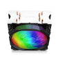 Alseye Max M120 SE Max Series 120mm CPU Cooler with 4 Heatsink Heat Pipes with Fixed RGB Lighting and Molex 4 Pin Support for Intel and AMD Processors