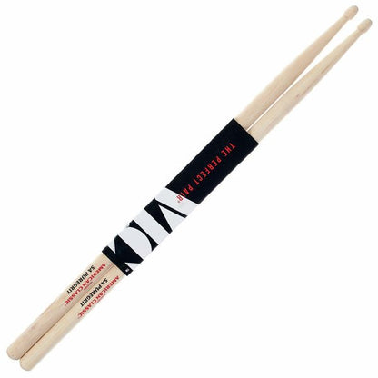 Vic Firth American Classic 5A Hickory Wood Drumsticks (Pair) Drum Sticks for Drums and Percussion (Multiple Styles Available)