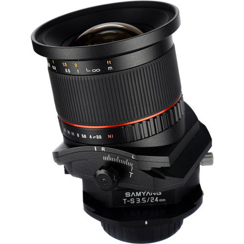 Samyang MF Full Frame 24mm f/3.5 ED AS UMC Tilt-Shift Lens for Sony E Mount Mirrorless Camera