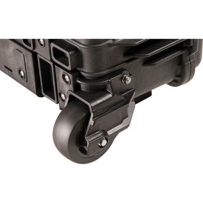 Pelican Protective Watertight Case Mobility Kit with Wheels and Pick-N-Pluck Foam (BLACK) | Model - 1560M