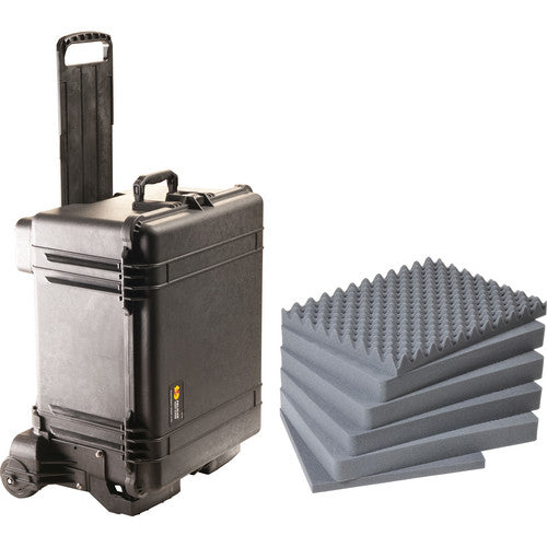 Pelican Protector Case Water Resistant, Crushproof Mobility Case with Wheels and Pick-N-Pluck Foam | Model - 1620M