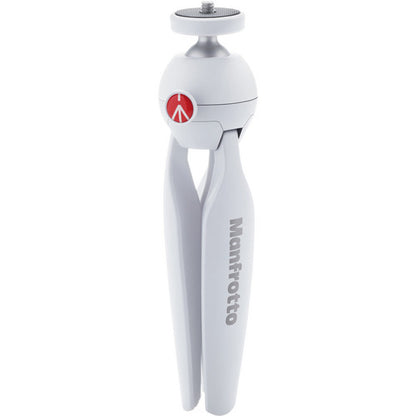 Manfrotto MTPIXI-WH PIXI Mini Table Top Tripod for DSLR Cameras, Smartphones, Apple Phones (WHITE)